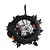 Guirlanda Aramada com Flores Halloween 33cm - 1 Un - Imagem 2