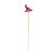 Pick Decorativo Halloween Chapéu de Bruxa 12cm - 12 Un - Imagem 1