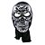 Máscara Caveira Magnus Prata Halloween - 1 Un - Imagem 1