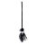 Vassoura da Bruxa Decorativa com Caveira 87cm - 1 Un - Imagem 1