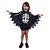 Fantasia Halloween Infantil - Poncho Esqueleto 6 a 9 Anos - 1 Un - Imagem 2