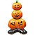 Balão Metalizado Halloween Abóboras 72cm - 1 Un - Imagem 1