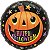 Balão Metalizado Redondo Abóbora Halloween 45cm - 1 Un - Imagem 1