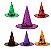 Chapéu de Bruxa Halloween Sortido 36cm - 1 Un - Imagem 1