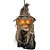 Enfeite Halloween Caveira Olhos de Fogo Com Som e Luz 50cm - 1 Un - Imagem 1