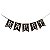 Faixa Happy + Halloween Branco e Preto 2,00 Metros - 1 Un - Imagem 4