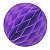 Enfeite de Papel Globo 13cm Roxo - 1 Un - Imagem 1