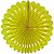 Enfeite de Papel Margarida Fiorata 63cm Amarelo Claro - 1 Un - Imagem 1