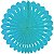 Enfeite de Papel Margarida Fiorata 63cm Azul Claro - 1 Un - Imagem 1
