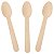 Talher Madeira Natural Colher 14cm - 50 Un - Imagem 1