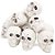 Enfeite Crânios Decorativos Esqueletos 9cm - 12 Un - Imagem 1