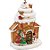 Decoração Natalina Casa Cupcake com Led 17x11cm - 1 Un - Imagem 1