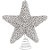 Ponteira de Árvore de Natal Estrela Prata 15cm - 1 Un - Imagem 1