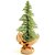 Topiaria Nevada de Natal Base Juta 22cm - 1 Un - Imagem 1