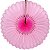 Enfeite de Papel Girassol 42cm Rosa Claro com Rosa Choque - 1 Un - Imagem 1