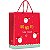Sacola Premium Especial Joyful Ouro M 31x26x10cm - 10 Un - Imagem 1