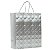 Sacola Premium Especial Diamond Prata M 32x26x10cm - 10 Un - Imagem 1