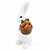 Coelho Decorativo de Resina com Cesta de Cenouras Flower 39,5cm - 1 Un - Imagem 3