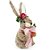 Coelho Decorativo de Rattan com Cenoura Arranjo Banoffee 21cm - 1 Un - Imagem 1