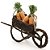 Carriola Decorativa com Cenouras Rustic 24cm - 1 Un - Imagem 1