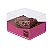 Caixa Meio Ovo de Colher com Acetato Chocolatier 350g Rosa - 12 Un - Imagem 1