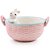 Bowl Decorativo de Cerâmica com Alça Coelho Branco Sweet - 1 Un - Imagem 1