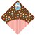 Express Para Ovo Estampado 24x24cm Jump Coral - 25 Un - Imagem 1