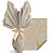 Folha Poli Páscoa Dupla Face Tonal Fendi/Ouro 69x89cm - 25 Un - Imagem 1