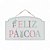 Quadro Decorativo Feliz Páscoa Para Pendurar Clr - 1 Un - Imagem 1