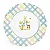 Prato Raso Páscoa Infantil Collec Peter 29cm - 1 Un - Imagem 1
