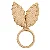 Porta Guardanapo em Sisal com Orelhas Marrom 15x10x2cm - 4 Un - Imagem 1