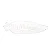 Petisqueira Decorativa Cenoura Incolor Glass 3,5x7,5x26cm - 1 Un - Imagem 1
