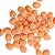 Ovos Decorativos Laranja 1,8x1,5x1,5cm - 100 Un - Imagem 2