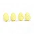 Ovos Decorativos Amarelo 3x2x2cm - 36 Un - Imagem 1