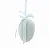 Ovo Decorativo Para Pendurar Flocado Verde Flocked 12,5cm - 1 Un - Imagem 2