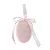 Ovo Decorativo Para Pendurar Flocado Rosa Flocked 12,5cm - 1 Un - Imagem 1