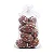 Ovo Decorativo de Galinha no Saco de Organza Chocolate - 1 Jogo com 9 Un - Imagem 1