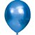 Balão Cromado Redondo 5" Liso Azul - 25 Un - Imagem 1