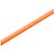 Canudo de Papel Liso 19,5cm Laranja - 12 Un - Imagem 1