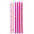 Vela Palito Color Rosa e Dourado - 6 Un - Imagem 1