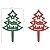 Topo Grande Árvore de Natal Cores Diversas - 1 Un - Imagem 2
