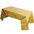 Toalha de Mesa Holográfica 137x274cm Dourada - 1 Un - Imagem 1