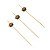 Palito em Bambu Para Petiscos 12cm Hamburger - 20 Un - Imagem 1