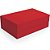 Caixa Rígida Dobrável Retangular com Ímã GG Vermelho 38x28x11cm - 5 Un - Imagem 1