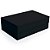 Caixa Rígida Dobrável Retangular com Ímã M Preto 29x21x9cm - 5 Un - Imagem 1