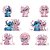 Decoracão de Mesa Angel Stitch New - 8 Un - Imagem 1