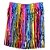 Saia Carnaval Metalizada Colorida 40cm - 1 Un - Imagem 1