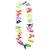Colar Carnaval Havaiano Colorido - 1 Un - Imagem 1