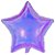 Balão Metalizado Estrela Gelo Roxo Cristal 18" - 1 Un - Imagem 1
