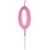 Vela Pick Metalizada Rosa Candy Color Numero 0 - 1 Un - Imagem 1